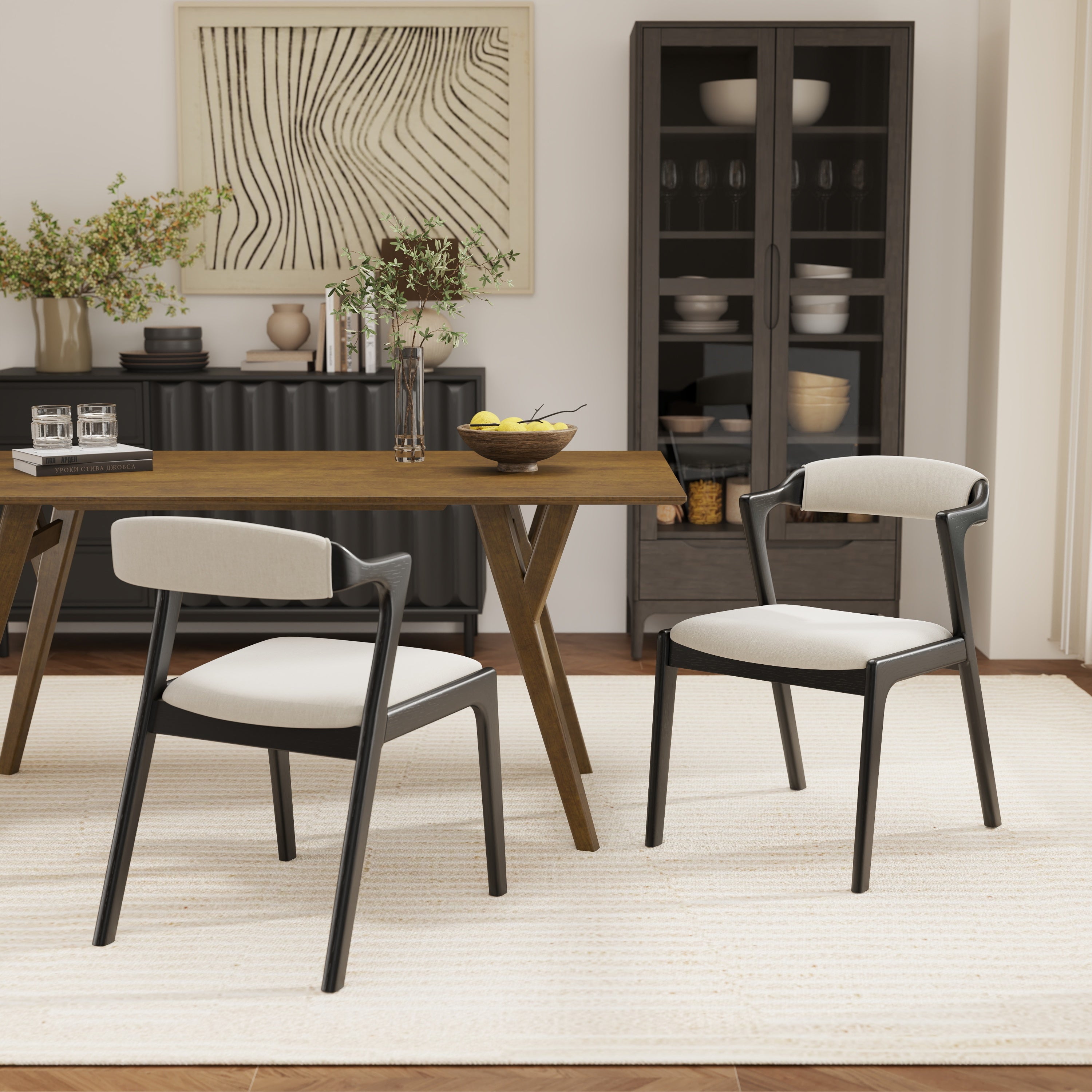 Lavin Upholstered Dining Chairs, Set of 2