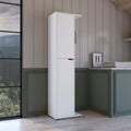 Austin Storage Broom Closet White