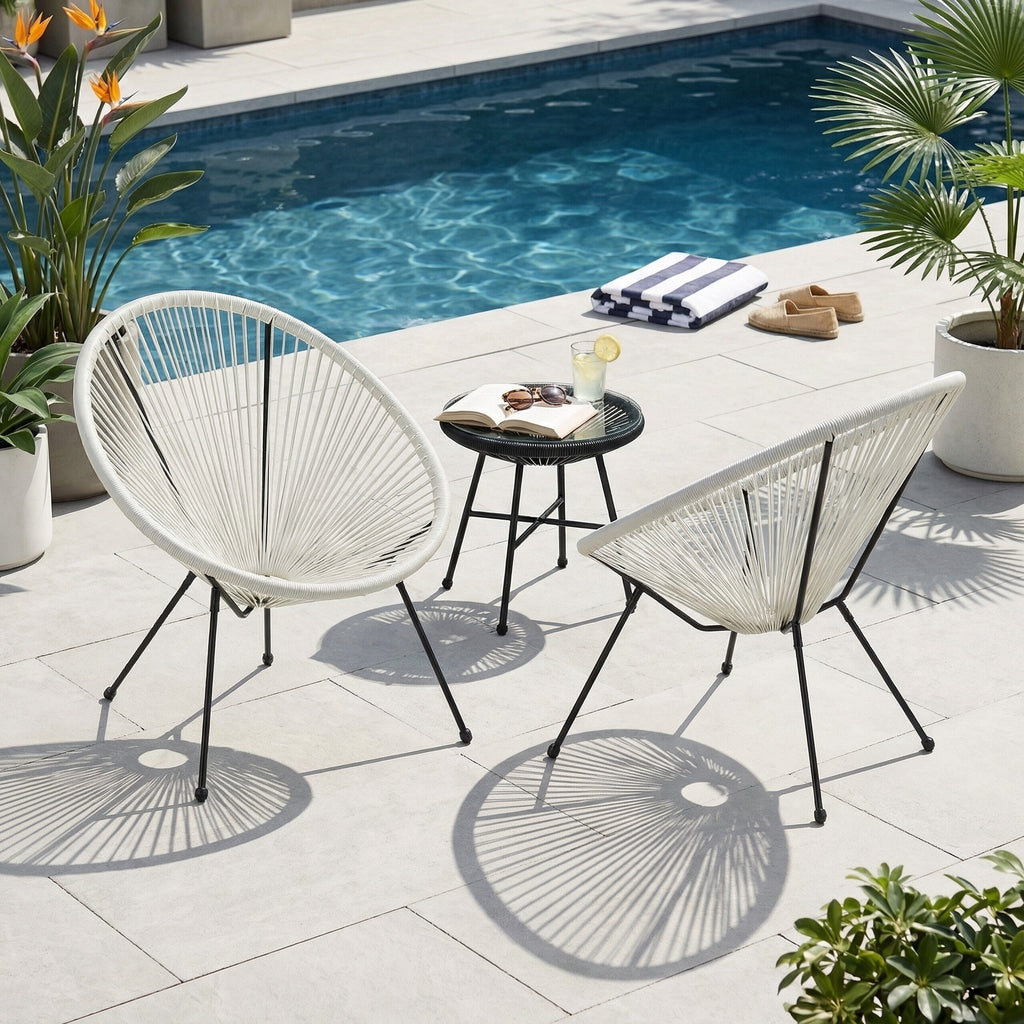 ANSON  CHAIR (SET OF 2) - WHITE