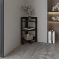 Riga Corner 3-Tier Shelf Side Table  31.7' High , Sofa Table, End Table with Tray