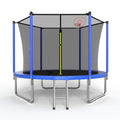 10FT Trampoline for Kids, Basketball Hoop and Ladder, Outdoor Kids Trampoline with Safety Enclosure,Fast Assembly for Backyard Fun,ASTM Approved