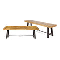Elegant Catriona Bench Outdoor Seating Teak Acacia Wood Classic Design 63 Inch