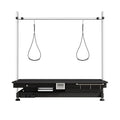 Super Deluxe Electric Pet Grooming Table, Black, Height Adjustable 10-36 Inch, MDF+Steel Construction