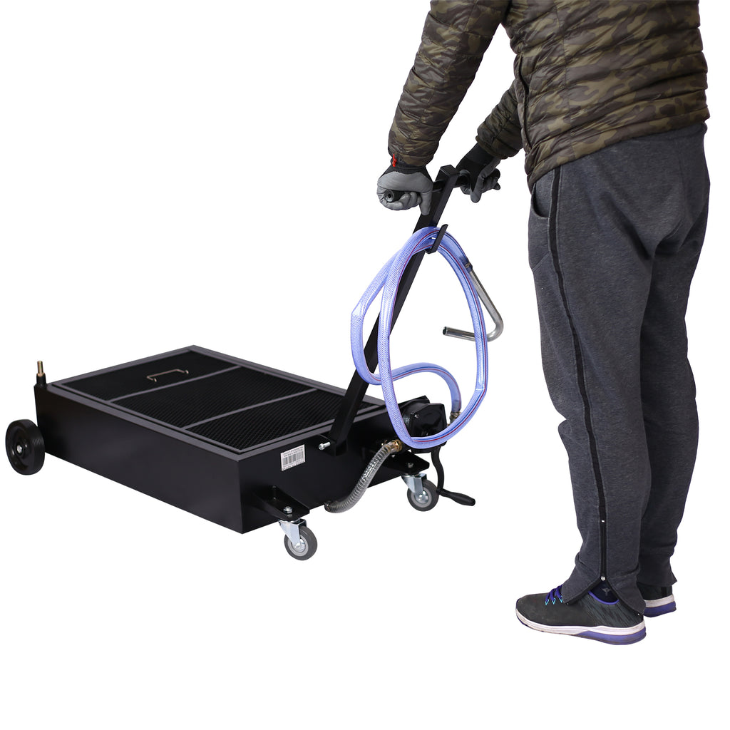 25-Gallon Low-Profile Oil Drain with Pump