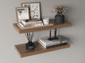 Ecco 31.5' Wide Floating Shelves Set Of 2, Shelves For Wall Decor For Bedroom, Bathroom Storage Shelves, Book Shelves For Living Room