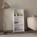 White Bookcase with Three Shelf