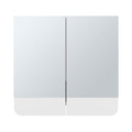 White 2-Door Medicine Cabinet with Three Spacious Shelf