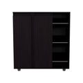 Houck Shoe Rack with 3 Side Tiers, Compact Storage for Shoes, Boots, and Accessories Organizer