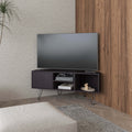Wengue 1-Door TV Stand with Open Storage