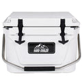 20 Quart White Cooler, Ultra-Tough Hard Shell Ice Chest – Compact Portable Cooler Keeps Ice Up to 5 Days for Outdoor Adventures, Work, Beach & Boating