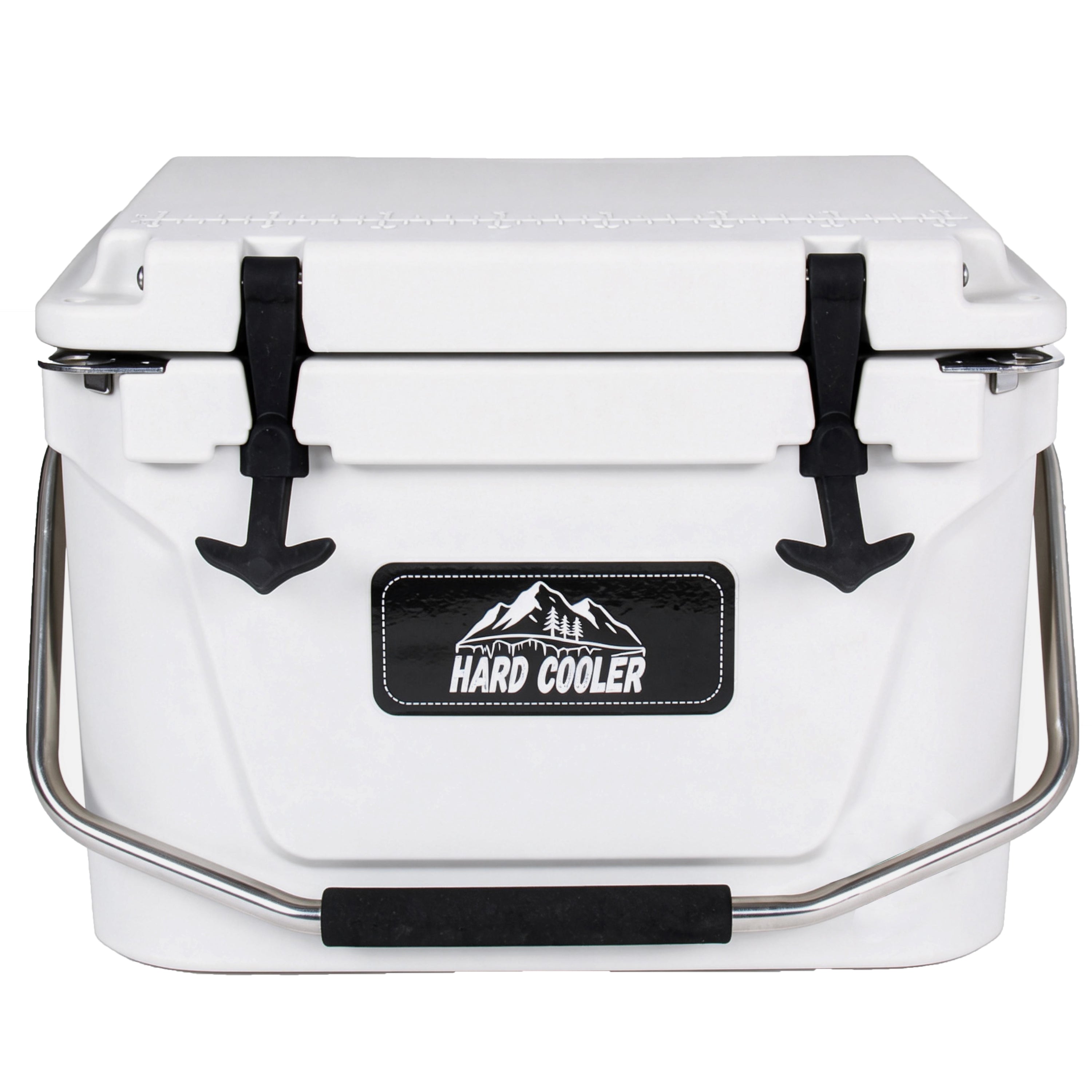 20 Quart White Cooler, Ultra-Tough Hard Shell Ice Chest – Compact Portable Cooler Keeps Ice Up to 5 Days for Outdoor Adventures, Work, Beach & Boating