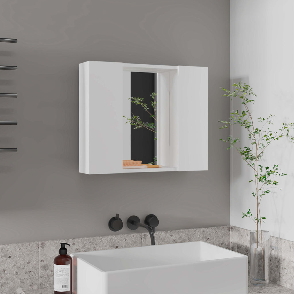 Ellegrini 1-Drawer Medicine Cabinet White