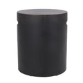 Outdoor End Table with Cutout Handle, Copper