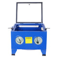 Bench Top Portable Sand Blaster Cabinet Kit 25gallon,sanblasting cabinet 80psi