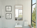Mariana Medicine Cabinet, One External Shelf, Single Door Mirror Two Internal Shelves -Light Gray