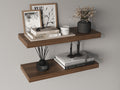 Ecco 31.5' Wide Floating Shelves Set Of 2, Shelves For Wall Decor For Bedroom, Bathroom Storage Shelves, Book Shelves For Living Room