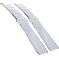 Truck Ramps, 80'x12' Portable Loading Ramps for Pickup Trucks 1500 LBS Capacity Aluminum Folding Ramps with Buckle for ATVs, Snowblower, Lawn Mowers, UTVs, Bike, 2PCS, SILVER