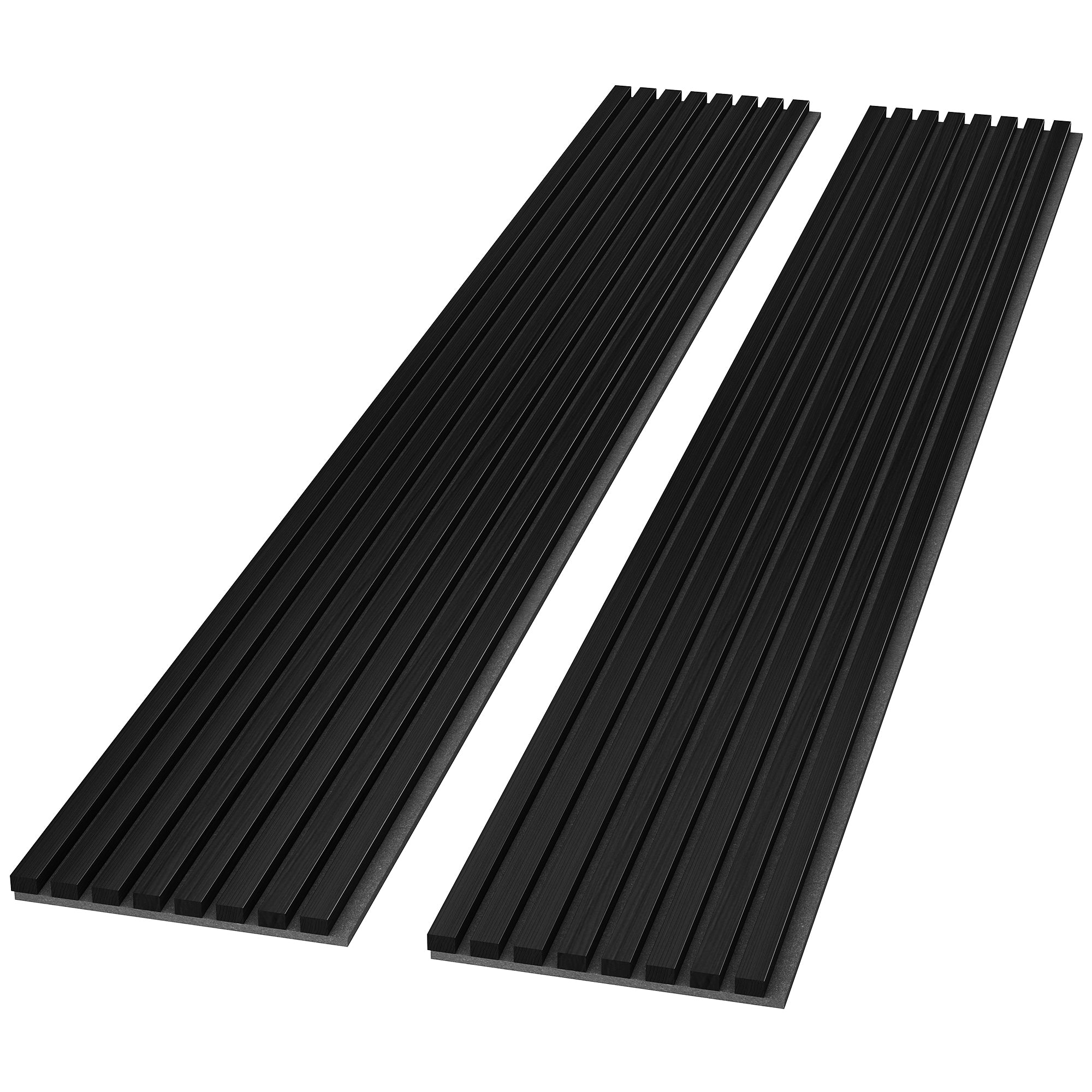 2 Pack Acoustic Solid Wood Wall Panels, 94.49' x 12.6' Soundproof Wall Panels, Wood Slat Wall Panels for Wall Decor