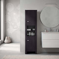 Wenge Tall Stylish Cabinet with Closed Compartments