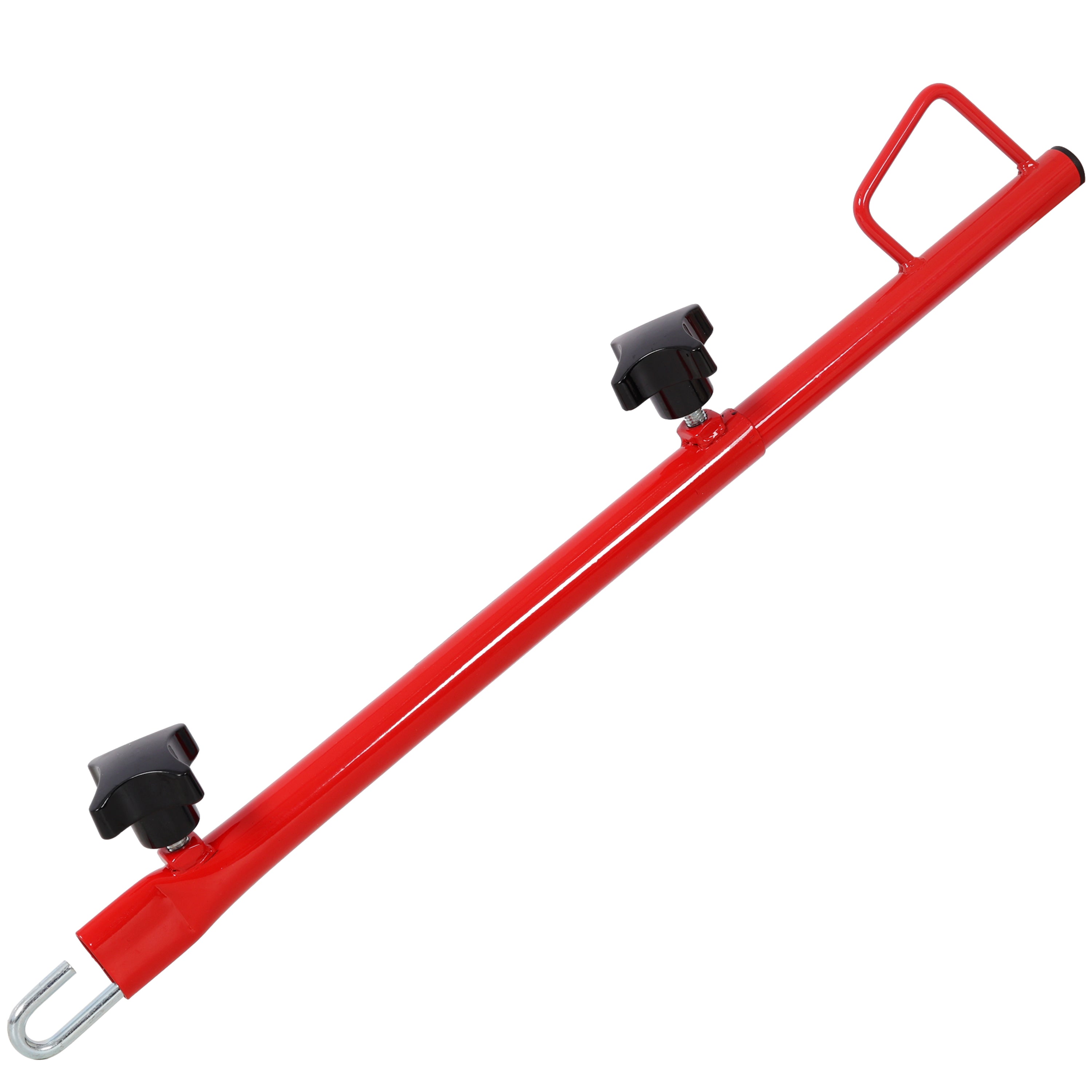 Hatch Jammer Holder Support Rod Replacement,Retractable Car Door Jammer Kit,Replacement Car Trunk Lift Gate Support for Automotive Paint Polishing Door Fixing,RED