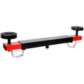 1Ton Floor Jack Cross Beam Adapter,for Floor Jacks Engine Hoist Shop Crane,Car Jack Underframe Cross Bar for Jack Cross-piece with Rubber Pads