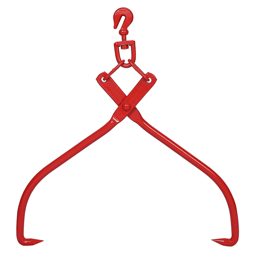 32in - Log Lifting Tongs Heavy Duty Grapple Timber Claw