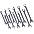 Jumbo Combination Wrench Set extra large, Metric, 11-piece, 34 to 50mm,Black Oxide, with Pouch