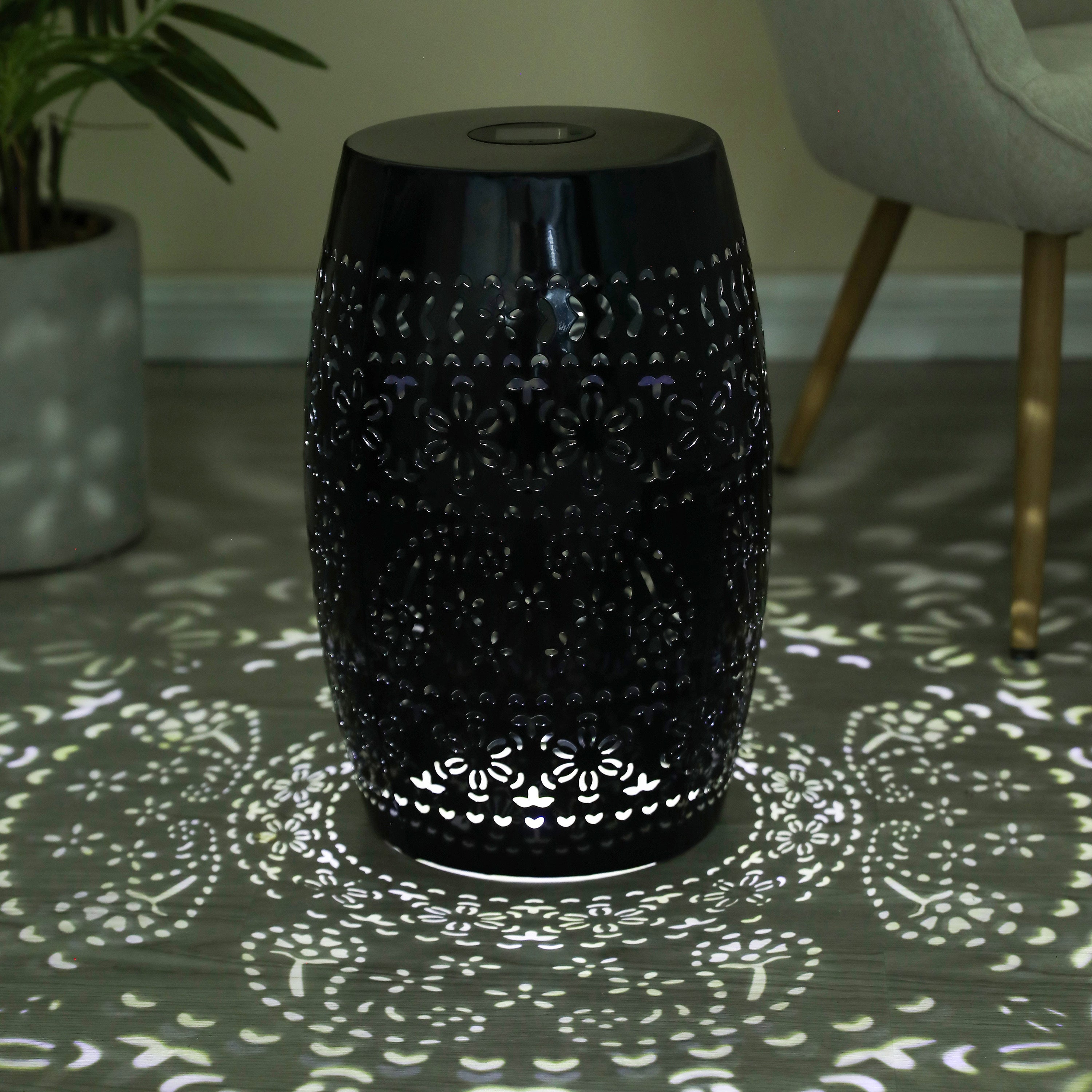 SOLAR SIDE TABLE,Black COLOR (Original SKU:N770P182381B)