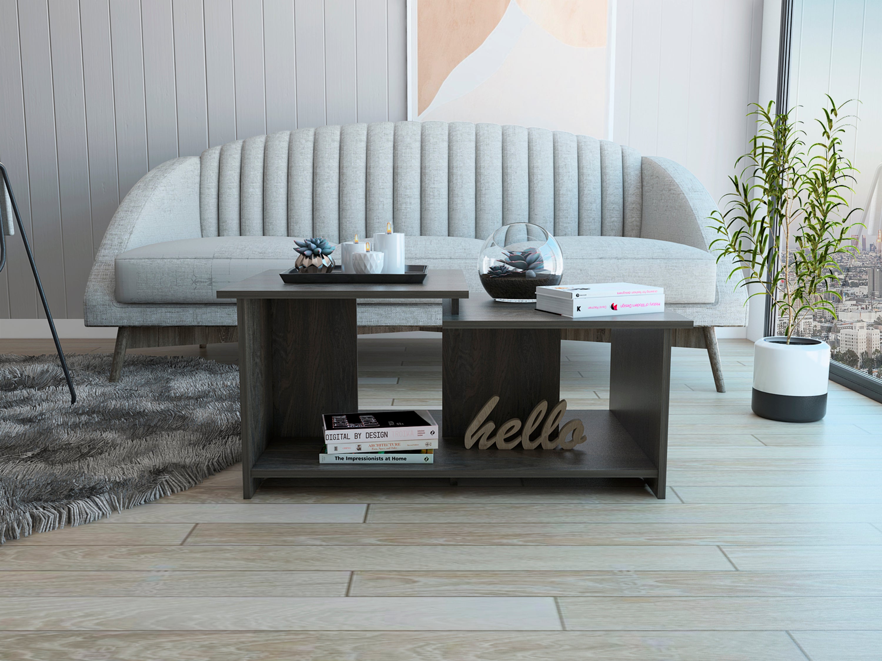 1-Shelf Coffee Table Wenge