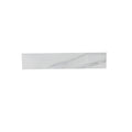 Carrara White Sintered Stone Bathroom Vanity Top with 4' Backsplash and 22' Sidesplash