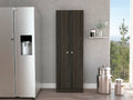 Multistorage Cabinet, Double Door, Five Shelves -Espresso / Black