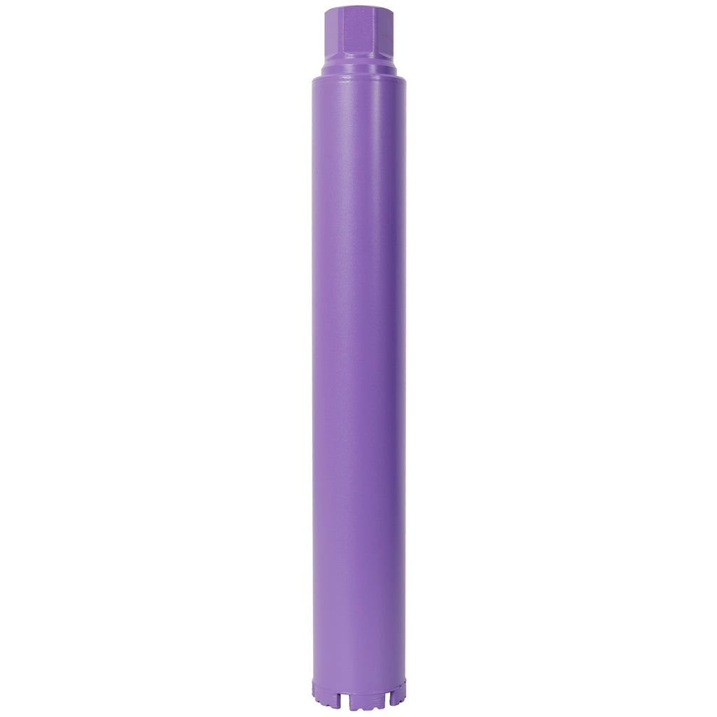 2 1/2 Inch Diamond Core Drill Bits,1-1/4'-7 Thread Diamond Core Bit for Cured Concrete with Rebar, Hard Masonry, Brick Block, Stucco, Stone,Shark