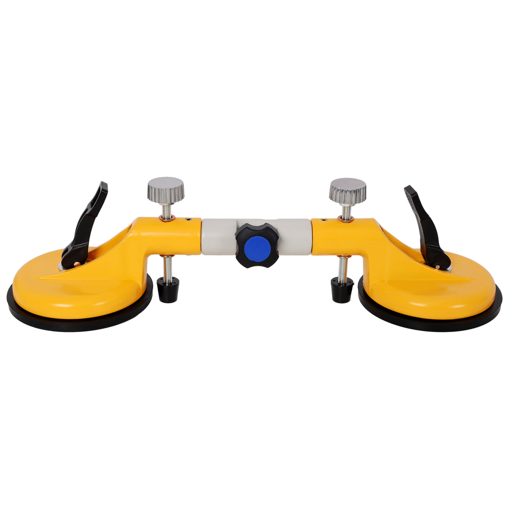 3-in-1 Adjustable angles (90-270 degrees) Suction Cup Tool for Seam Joining,fixation,and Leveling, Professional Countertop Installation Tool,yellow color