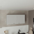 Zurich Wall Cabinet, Double Door, Wide, One Shelf, Kitchen, Storage Cabinet, White