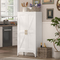 Metal Adjustable 2 Doors Metal Storage Cabinet Kitchen Pantry Cabinet With Adjustable Shelves all Steel Cabinet Locker For Kitchen, Living Room, Dining Room And Office