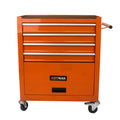 4 Drawers Multifunctional Tool Cart With Wheels-Orange
