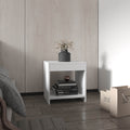 Chroma 16.5' Tall Minimalistic Nightstand with open shelf