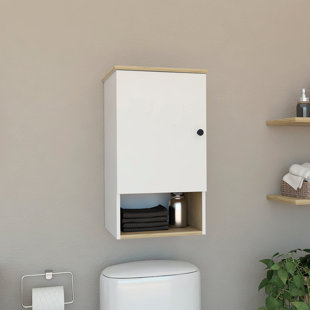 St. Angelo Medicine Cabinet, Two Internal Shelves, Single Door, One Shelf