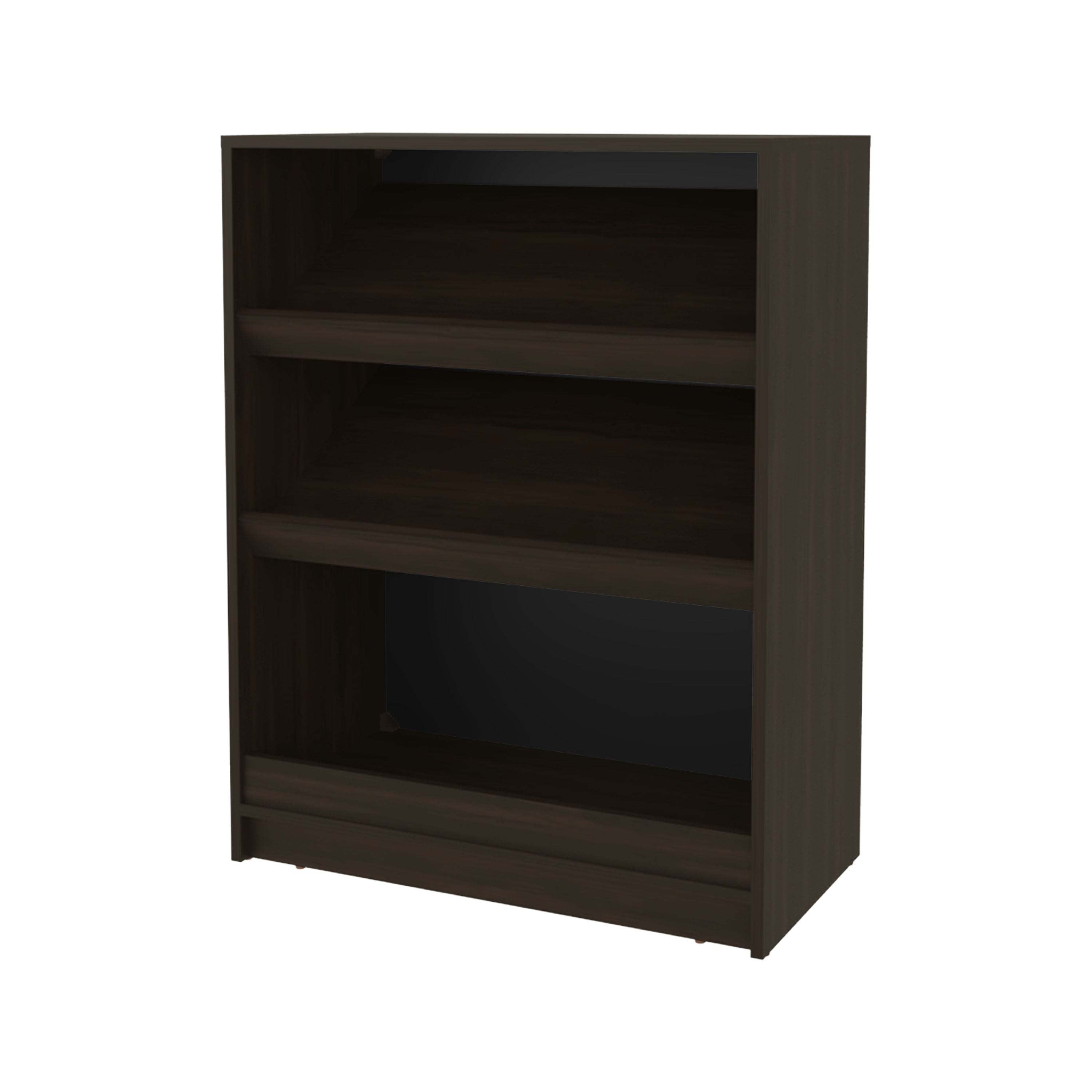 Wengue Shoe Rack with Open Storage