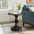 Caesar Traditional Round Pedestal End Table