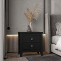 2-Drawer Nightstand Wenge