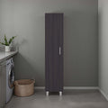 Wenge Storage Cabinet with Fixed Shelf