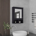Vina Medicine Cabinet with Mirror Door 29' High Cabinet Organizer with Three concealed Shelves and Two Open shelves  for Bathroom, Kitchen, Mudroom