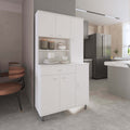 Tigard 1-Shelf 1-Drawer Pantry Cabinet White