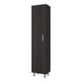 Vintro Freestanding Storage Cabinet with Internal Storage Shelves, Tall Single Door, 4 Interior Shelves, Metal Handle and Legs