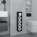 Bali  28' High Toilet Paper Holder Narrow Shelf Organizer for Bathroom, Living Room, Kitchen